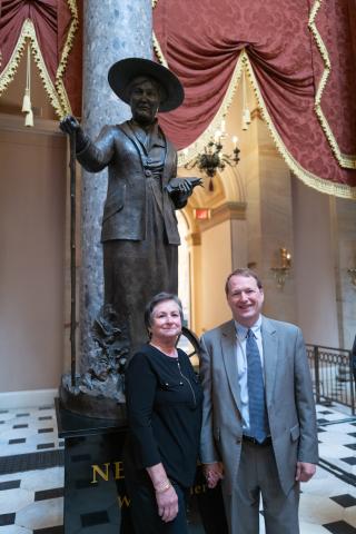 Willa Cather Statue at the U.S. Capitol