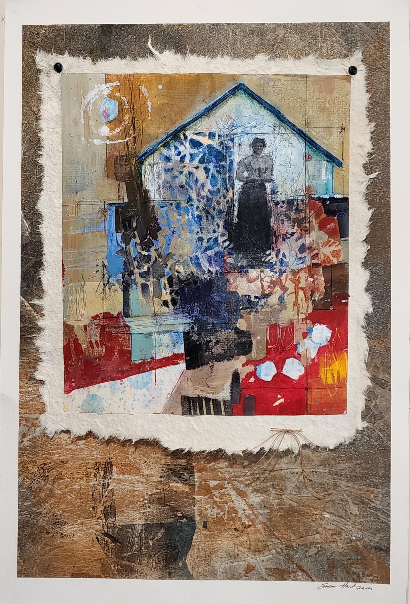 Lady of the House - Collage Mix Media