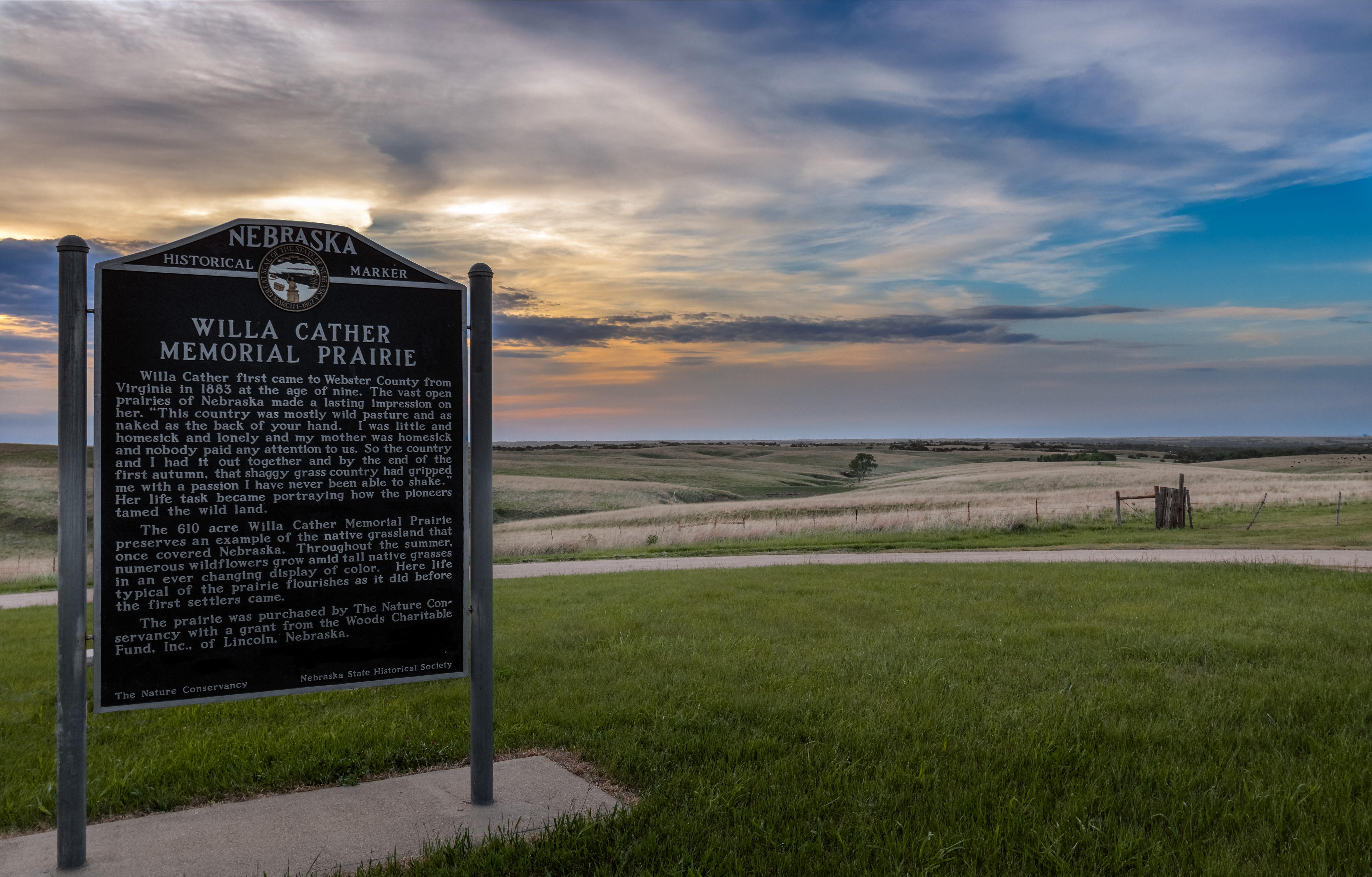 Photo of the Willa Cather Memorial Prairie