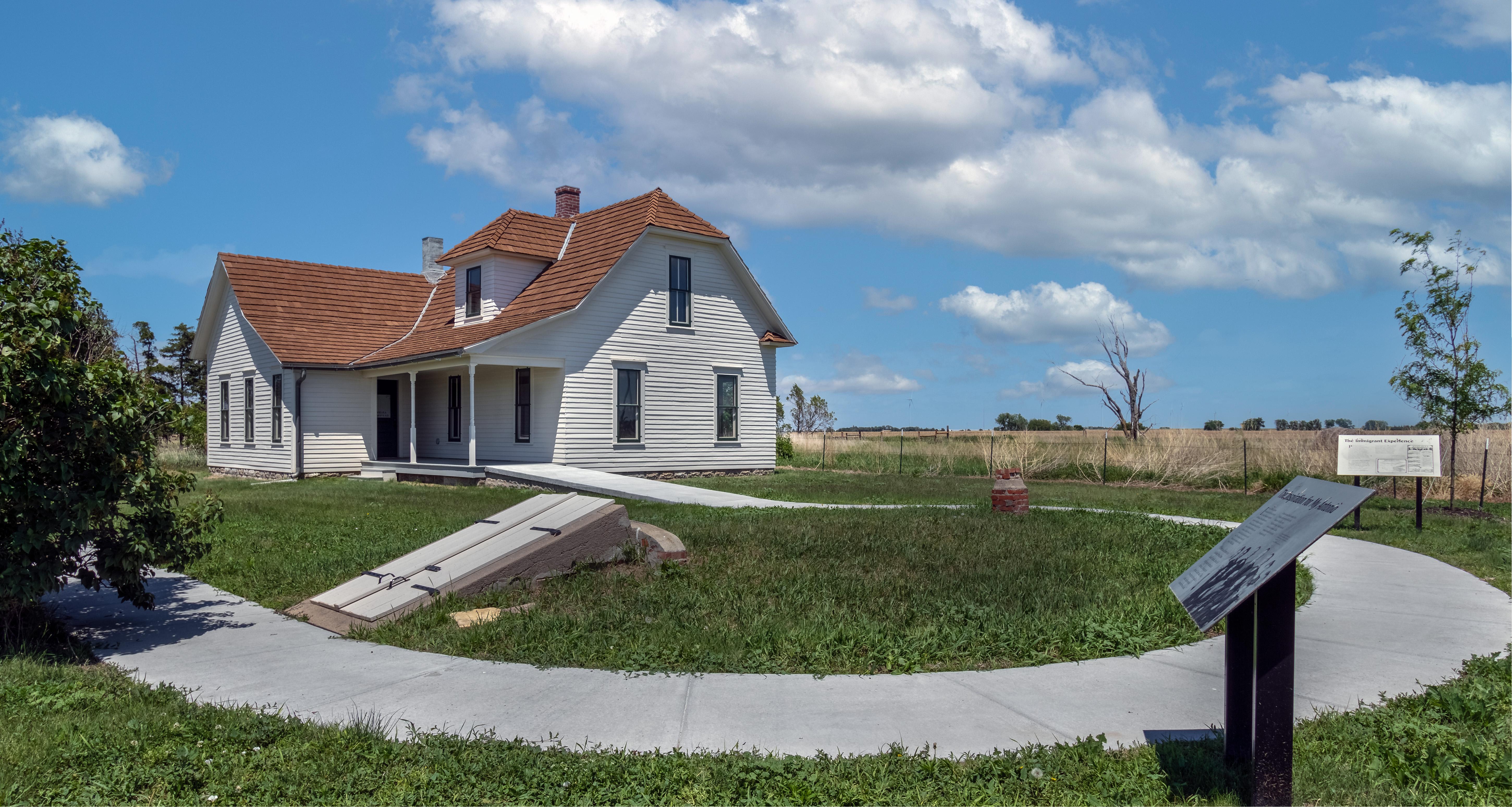 Exterior photograph of the Pavelka Farmstead