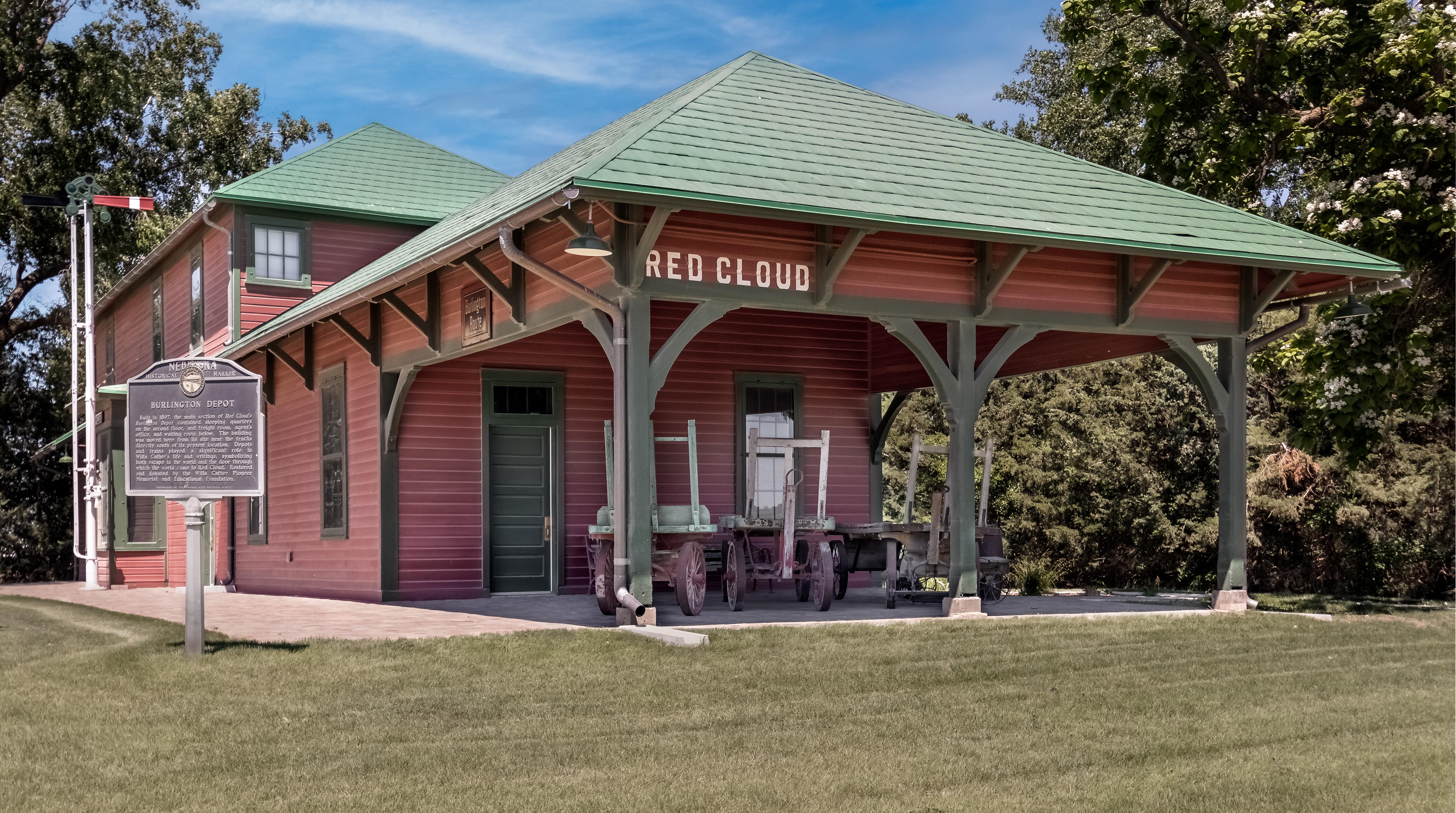 Burlington Depot exterior