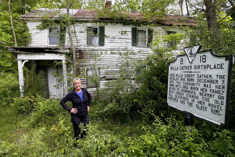 Katherine Solenberger at the Willa Cather Birthplace