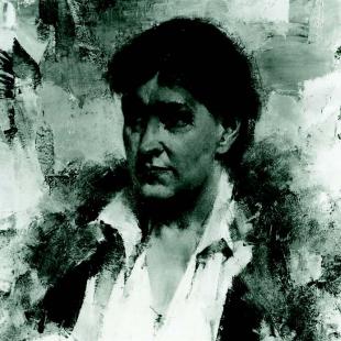 Peter A. Juley & Son photograph of Nicolai Fechin’s 1923 portrait of Willa Cather (detail). Willa Cather Foundation Collections and Archives at the National Willa Cather Center in Red Cloud, Nebraska PHO-4-W689-1126