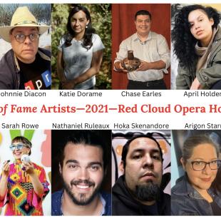 Twelve artists in the 49 Minutes of Fame exhibit