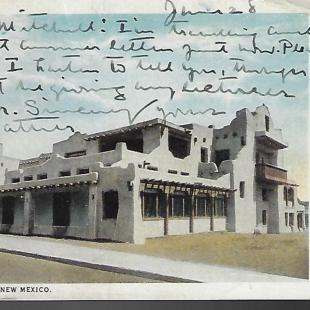 La Fonda Cather Postcard