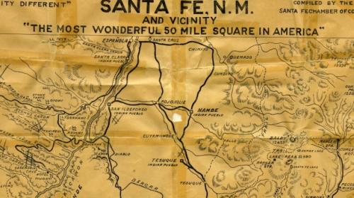 Santa Fe, New Mexico Map