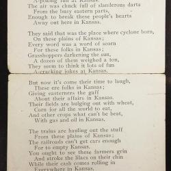 Song for Kansas