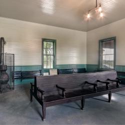 Restored interior of the Burlington Depot (2022)