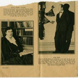 Kadel and Herbert News Service photographed Cather in this 1920s photo