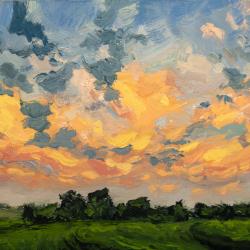 Late Summer Sky No. 1, 2021 Orig. $240