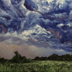 Storm Clouds at Loess Hills No. 4, 2022 Orig. $1090