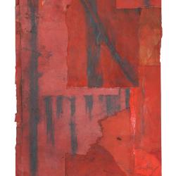 Dead Horse Flattop Bottle Rocket | Travis Hencey | graphite and ink on collaged paper | SOLD 8.5x12 framed
