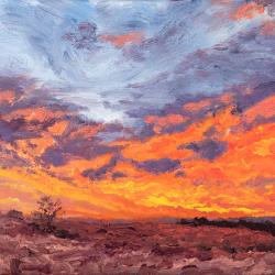 Winter Sunrise No. 2, 2022. Orig. $240