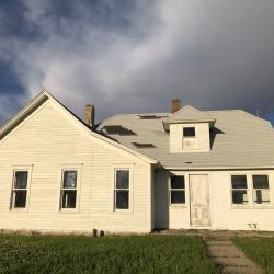 Pavelka Farmstead prior to restoration efforts.