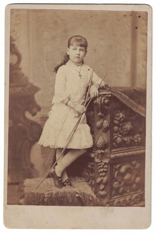 Photograph of Willa as a young girl, taken in Richmond, Virginia
