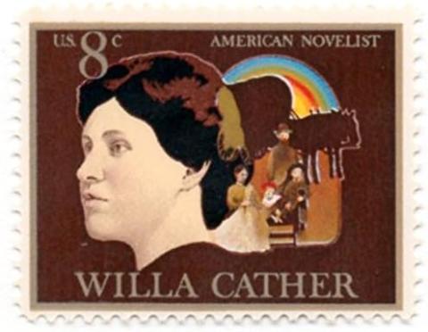 Willa Cather 8 cent stamp