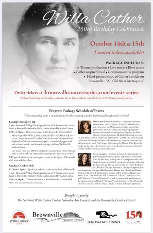 Willa Cather Event Flyer