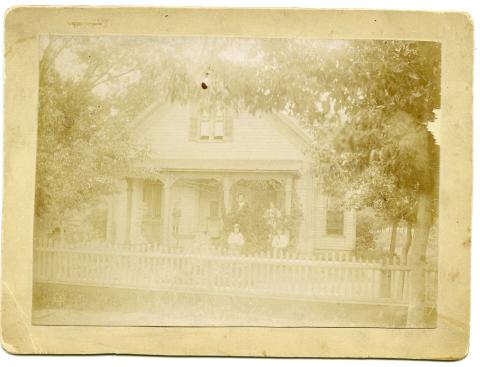 Earliest image of the Willa Cather Childhood Home
