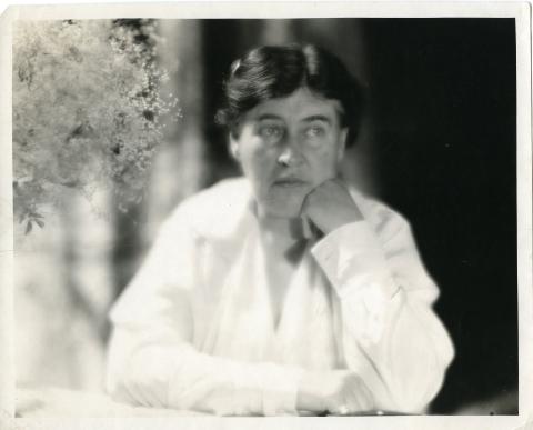 Photographic portrait of Willa Cather, circa 1926