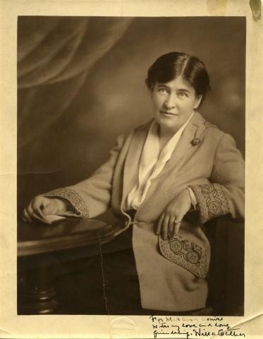 Photographic portrait of Willa Cather, 1921