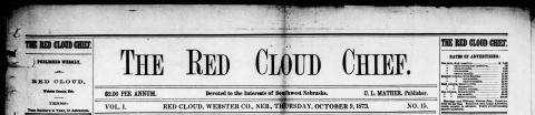 Red Cloud Chief Banner