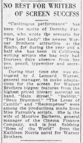 Farnum writer