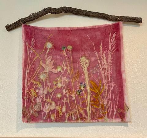 Laura Mead red botanical print