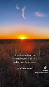 Cather didn't say this
