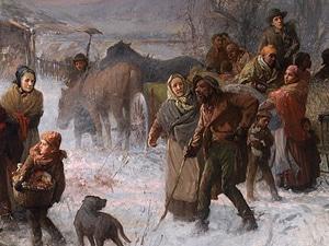 Painting depicting the Underground Railroad