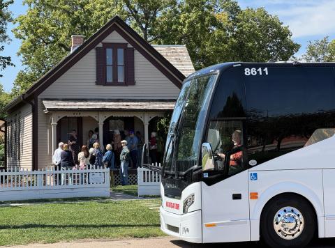 Bus tour at Willa Cather's Childhood Home