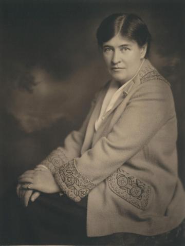 Willa Cather, 1921, Studio Portrait by George Marsden