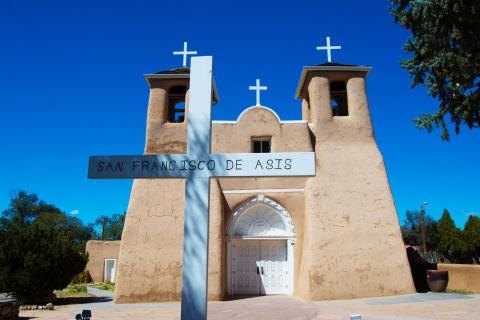 St. Francisco de Asis Church in Ranchos de Taos, New Mexico