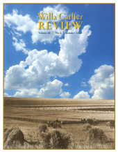 Cover image: Willa Cather Review Vol. 66.2 • Summer 2025