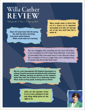 Willa Cather Review • Spring 2025